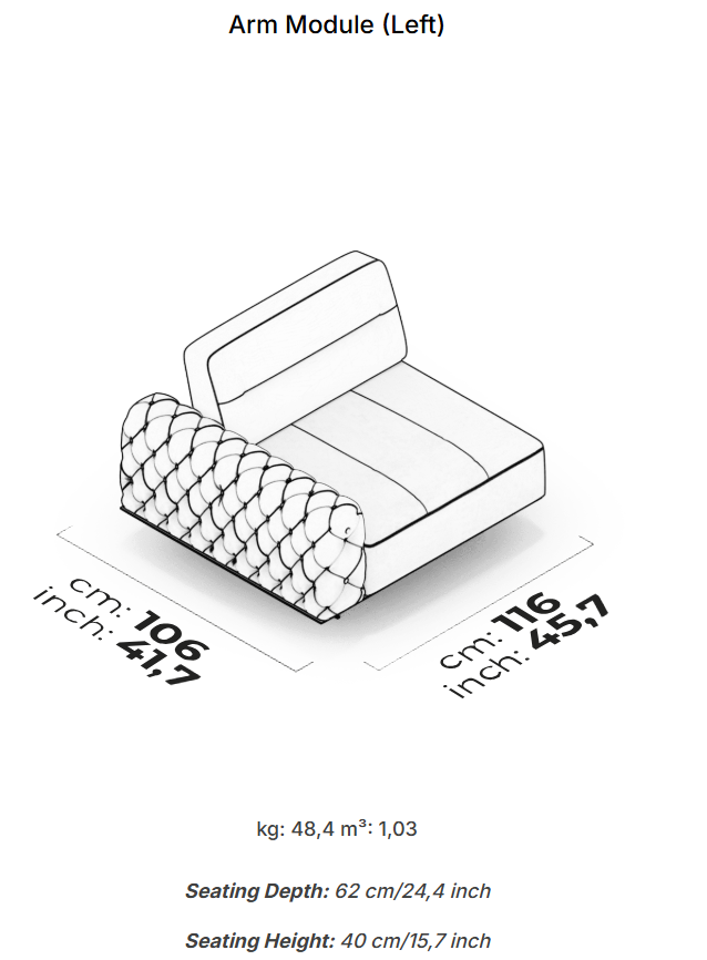 11 модула за модулен разтегателен диван «Gallardo»