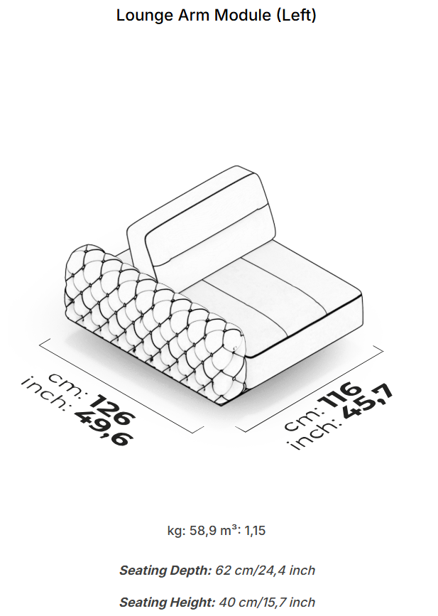 11 модула за модулен разтегателен диван «Gallardo»
