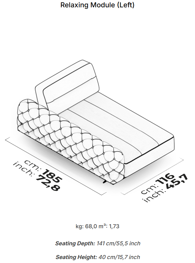 11 модула за модулен разтегателен диван «Gallardo»