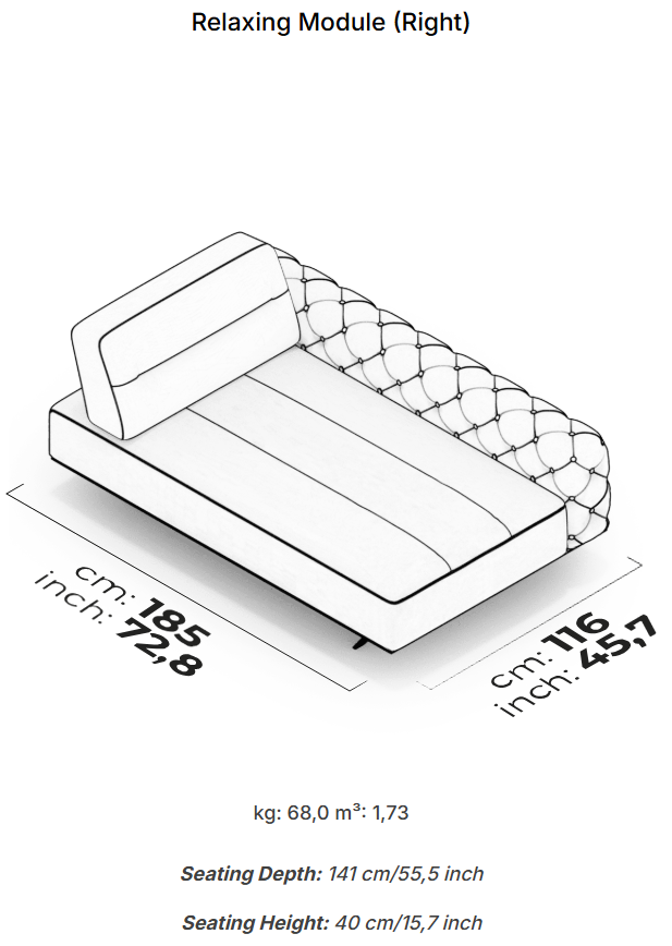 11 модула за модулен разтегателен диван «Gallardo»