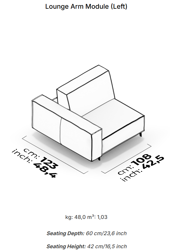 18 модула за модулен разтегателен диван «Air Cavalli Relax»