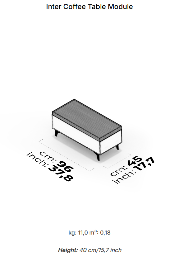 18 модула за модулен разтегателен диван «Air Cavalli Relax»