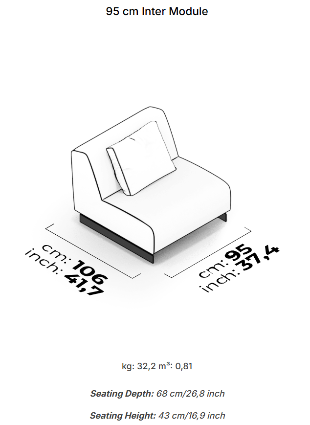 20 модула за модулен диван «Heritage»