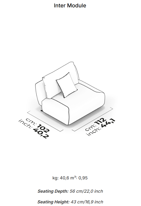 10 модула за модулен диван «Lugano»