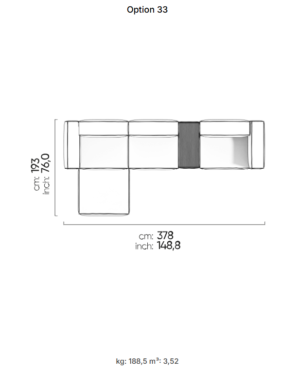 64 готови конфигурации на модулен диван «Plus Poufy»