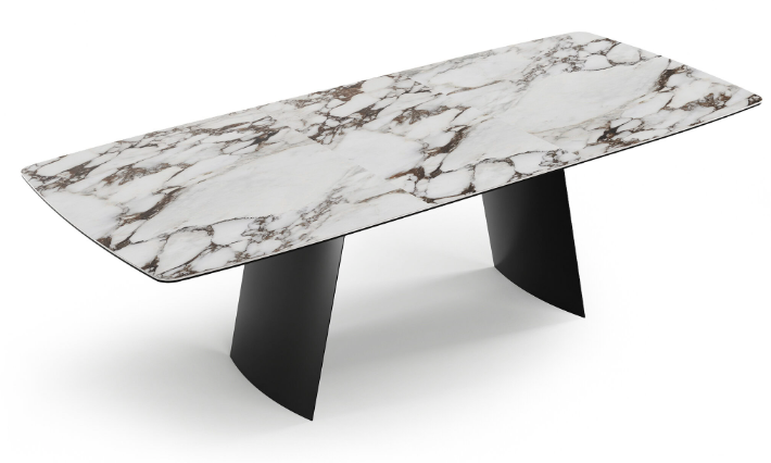 Трапезна разтегателна маса «Tetra» + керамичен плот, размер 180х75х100см