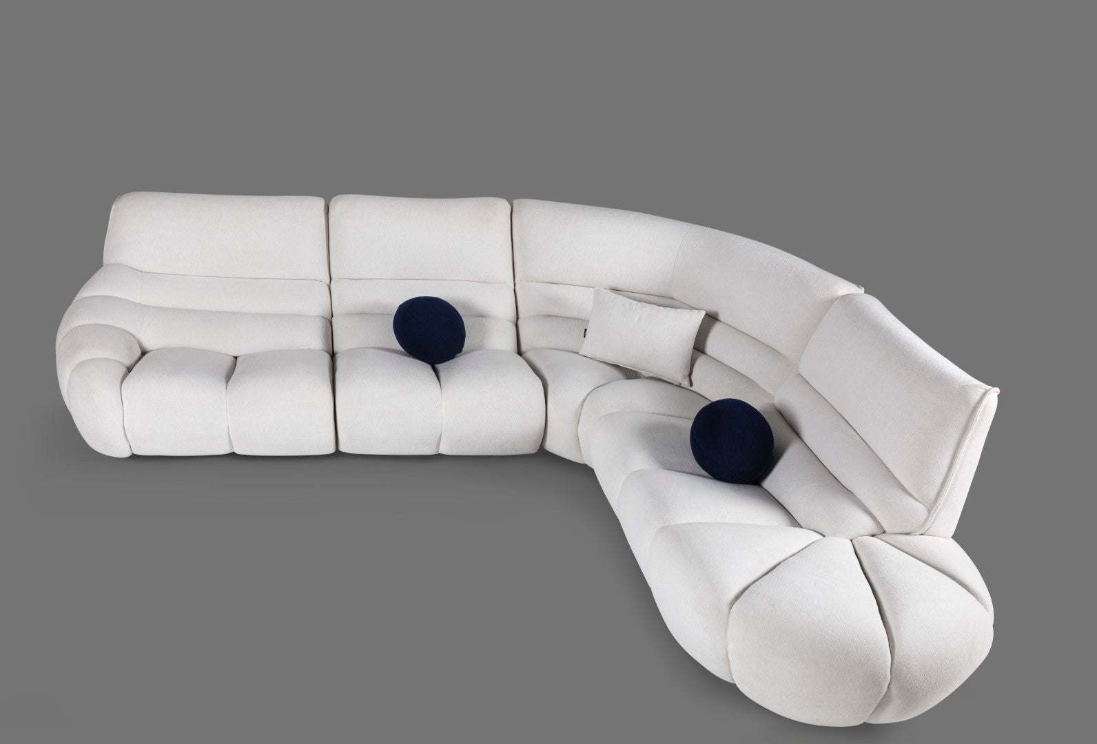 Ъглов диван «Silva» + декоративни възглавници, ширина 310см