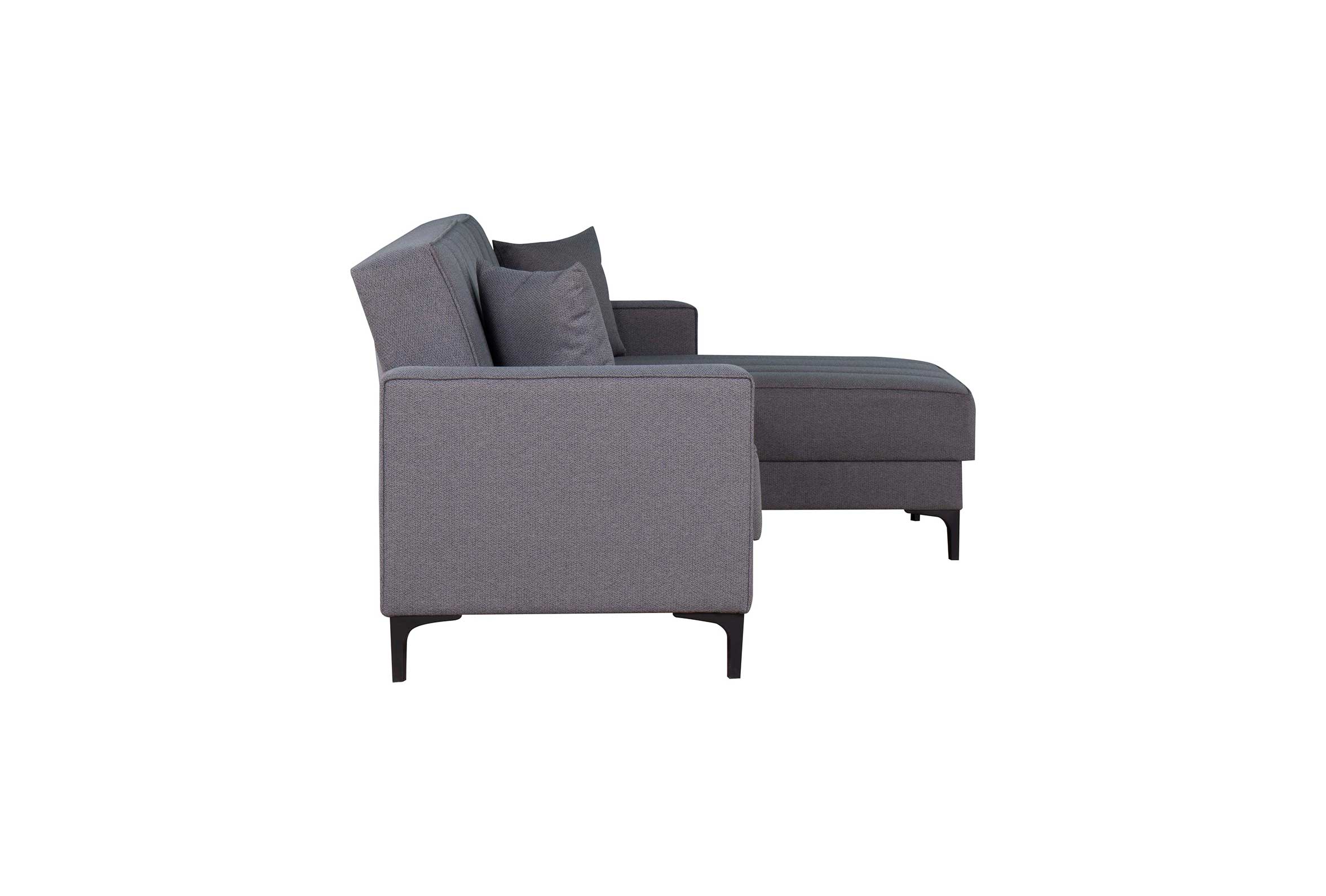 Ъглов разтегателен диван «Vela» + две декоративни възглавници, ширина 259см