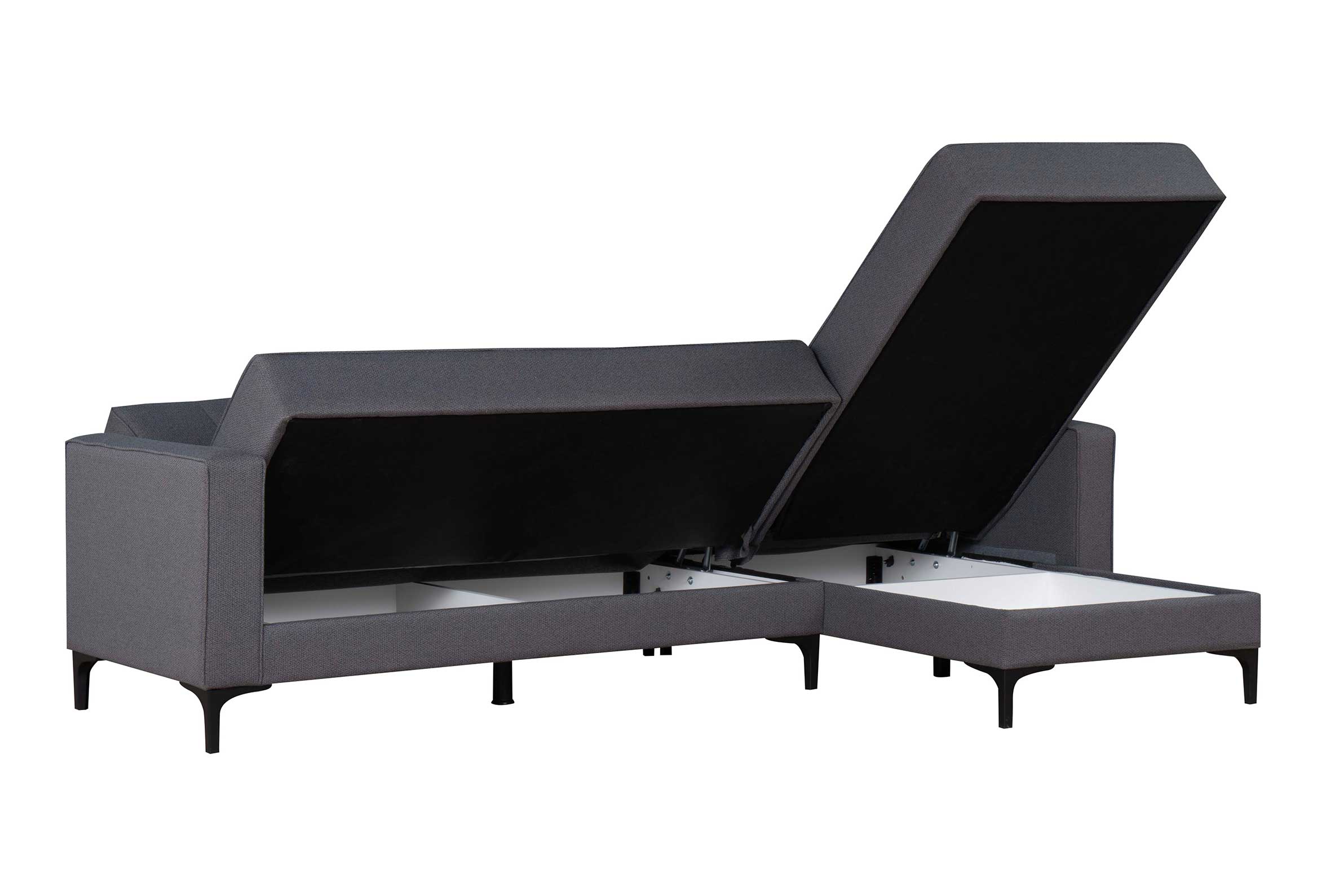 Ъглов разтегателен диван «Vela» + две декоративни възглавници, ширина 259см