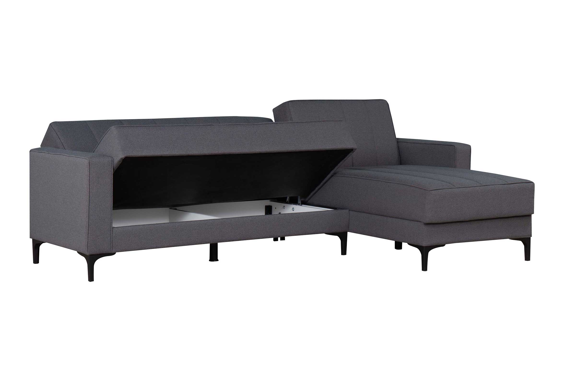 Ъглов разтегателен диван «Vela» + две декоративни възглавници, ширина 259см