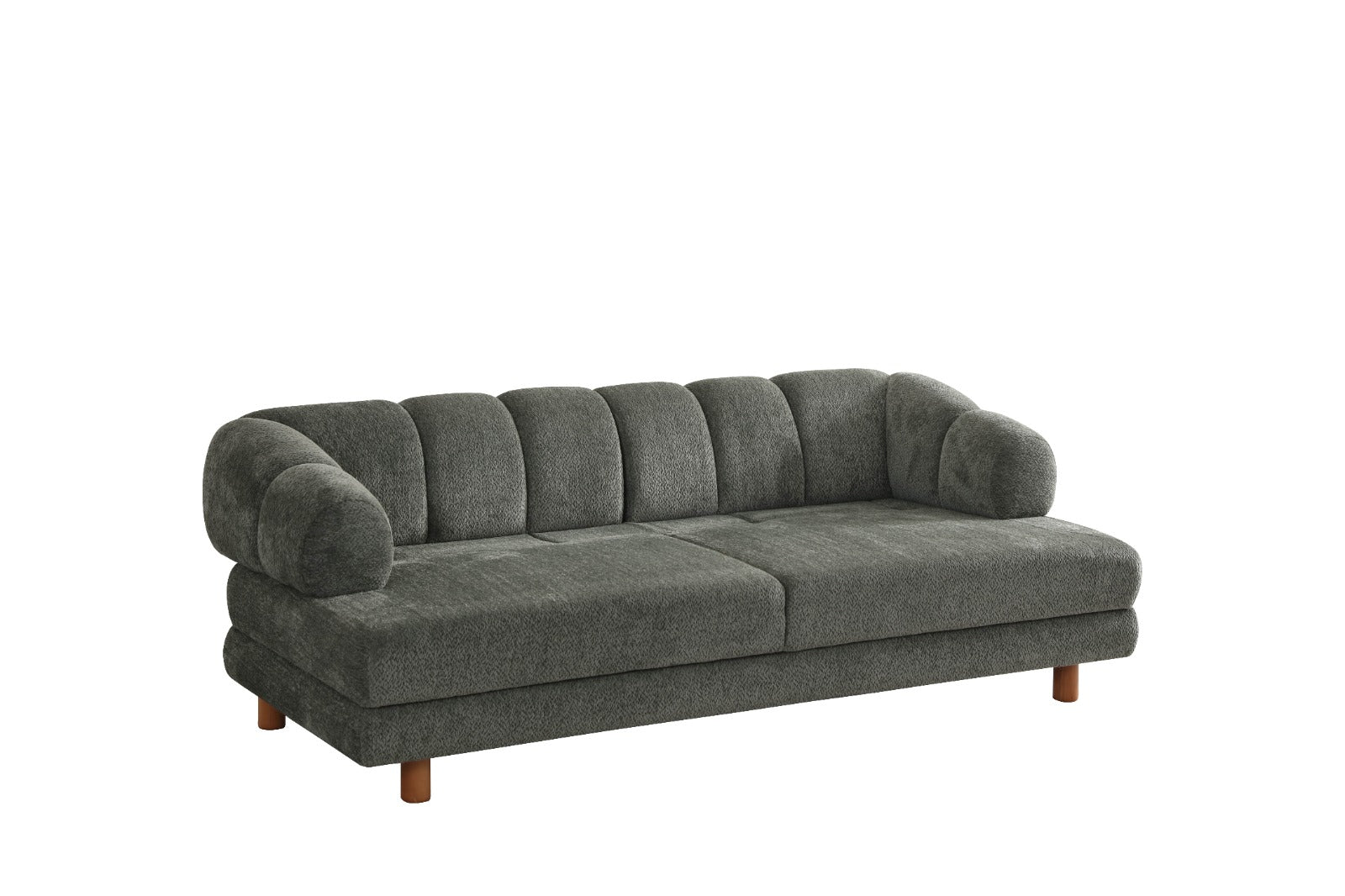 Триместен разтегателен диван «Lion» + 2 декоративни възглавници, с място за съхранение, ширина 230см