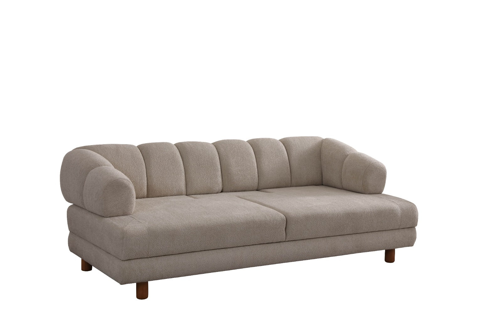 Триместен разтегателен диван «Lion» + 2 декоративни възглавници, с място за съхранение, ширина 230см