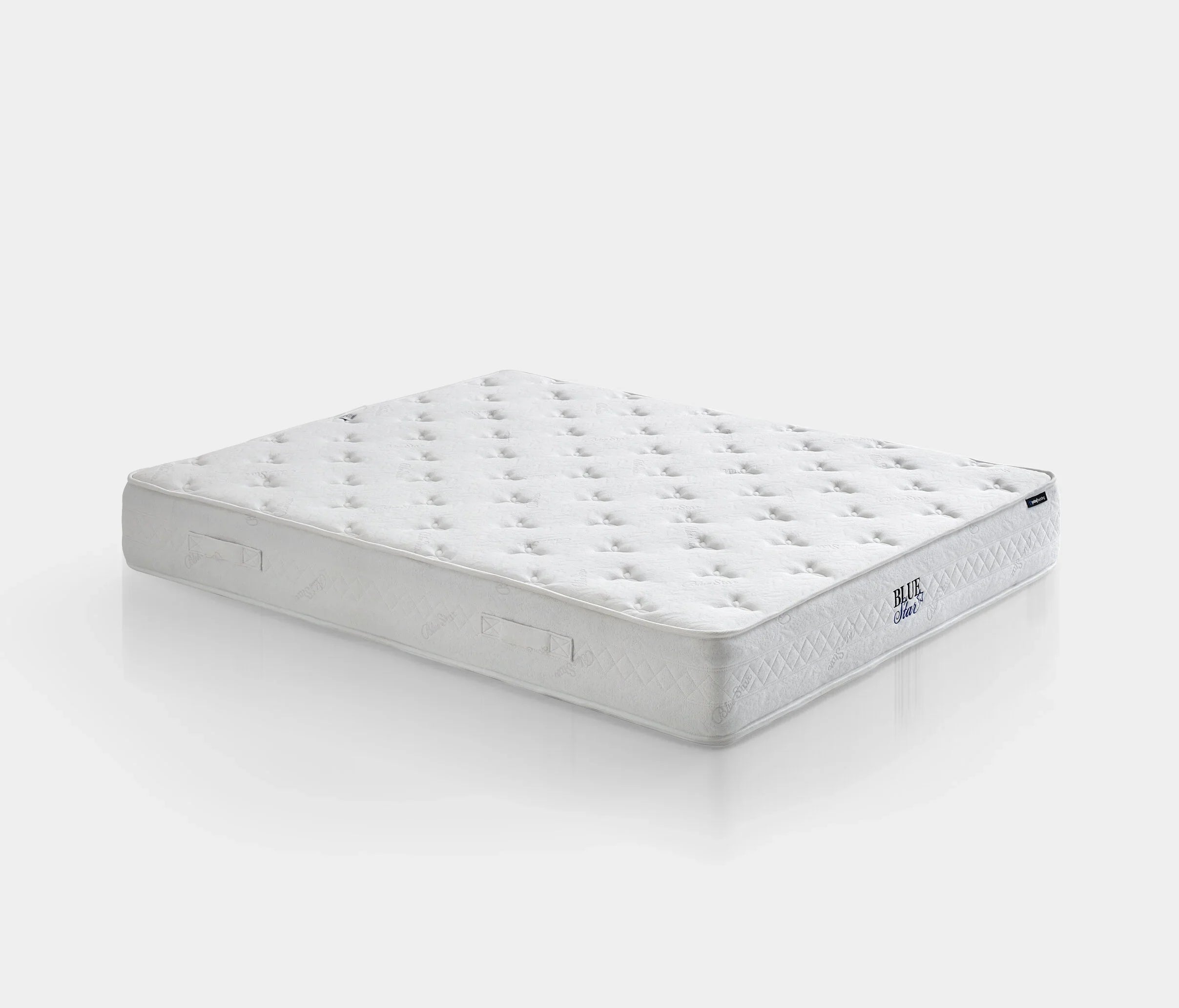 Тапицирано легло «Canto» + Матрак «Blue Star» + табла «Liven» с място за съхранение, матрак с пробиотици