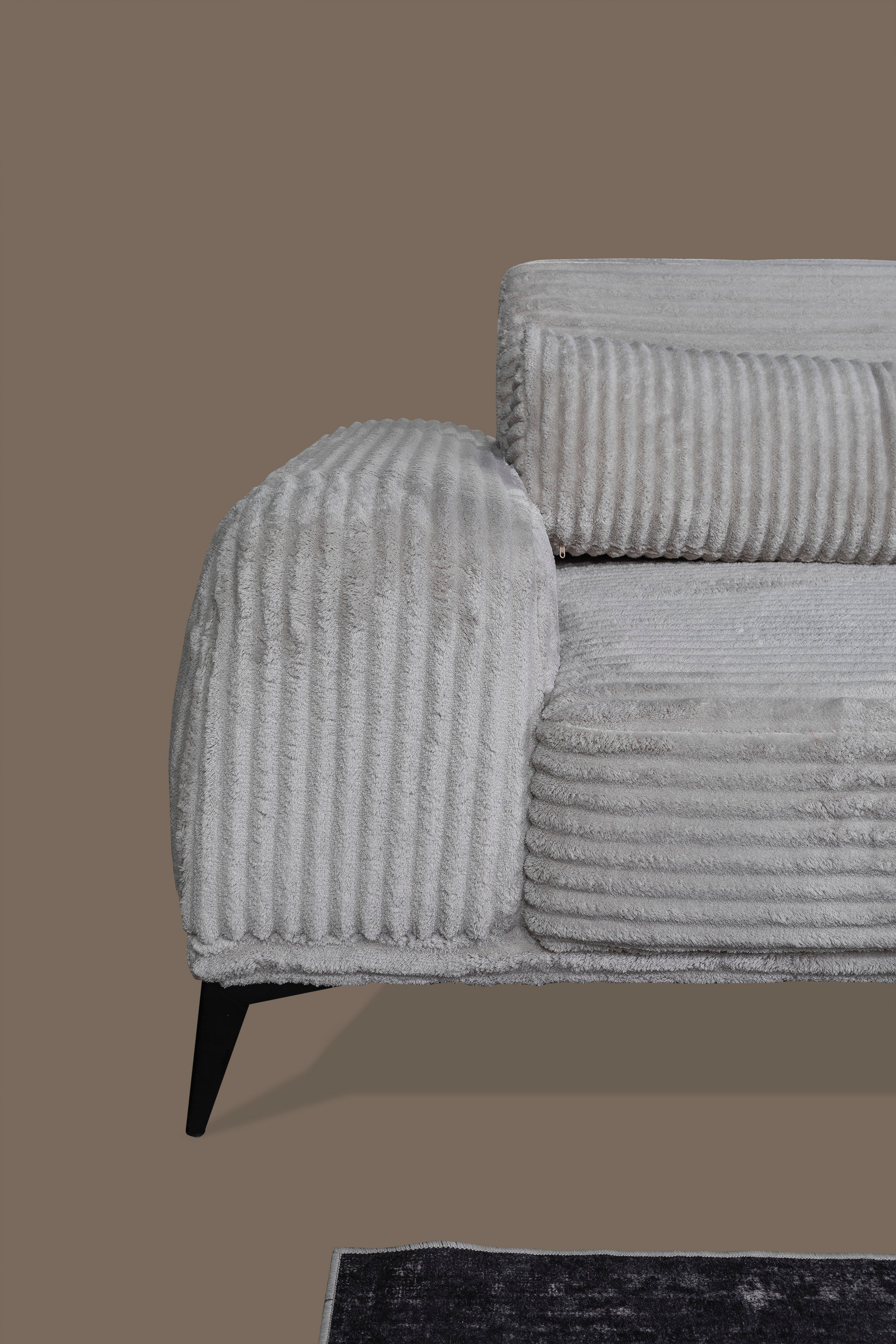 Ъглов диван «Zagreb» + декоративни възглавници, ширина 330см