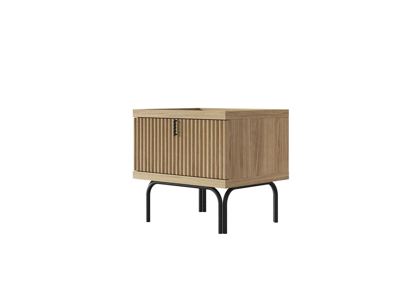 Нощно шкафче «Austin Oak» + чекмедже, размер 59х55х48см