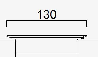Тоалетка «Indiana» + чекмеджета с керамични чела, с естествен фурнир, размер 200х75х49см