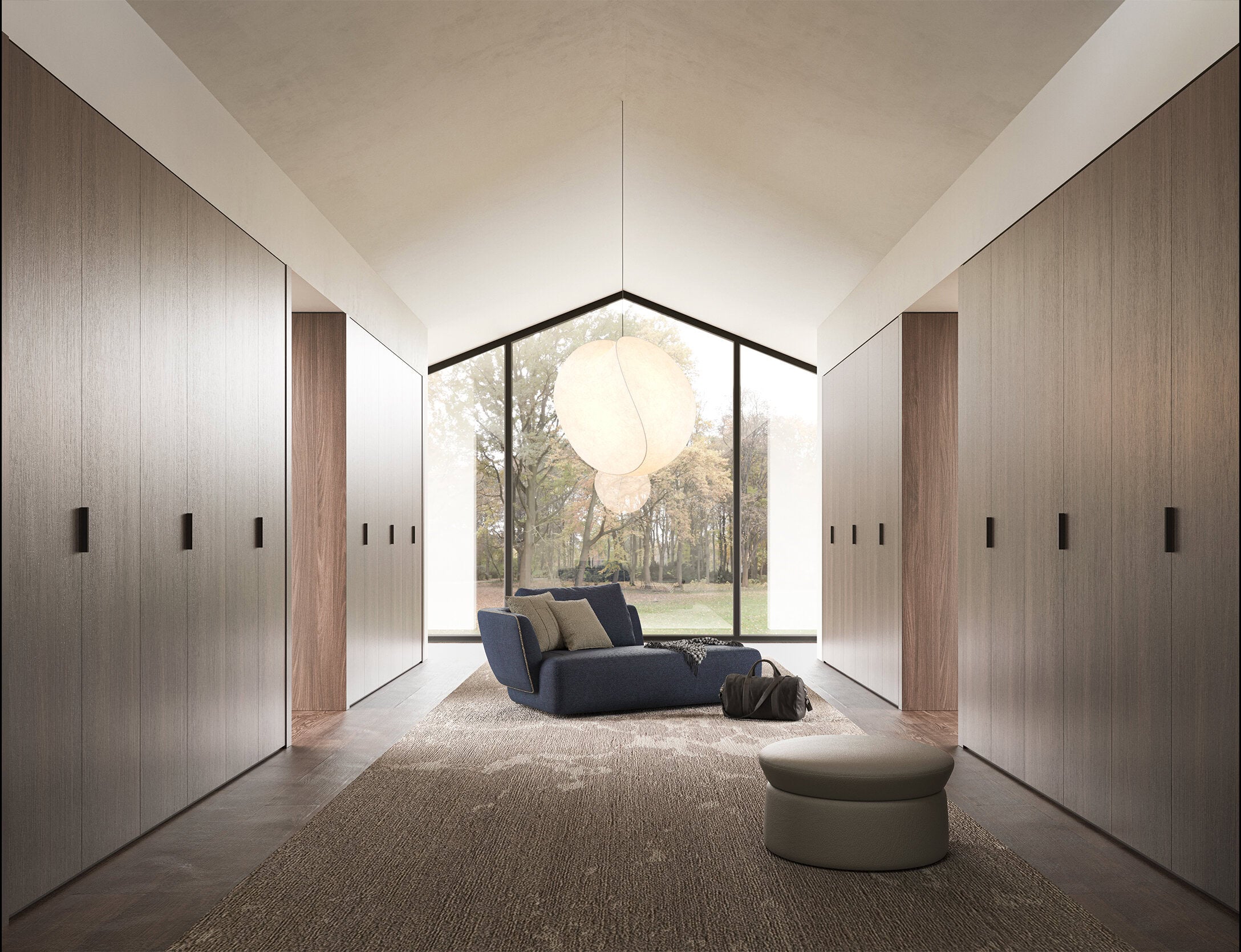 Врати за модулен гардероб «Alfa» - опушено стъкло, огледало, ПДЧ