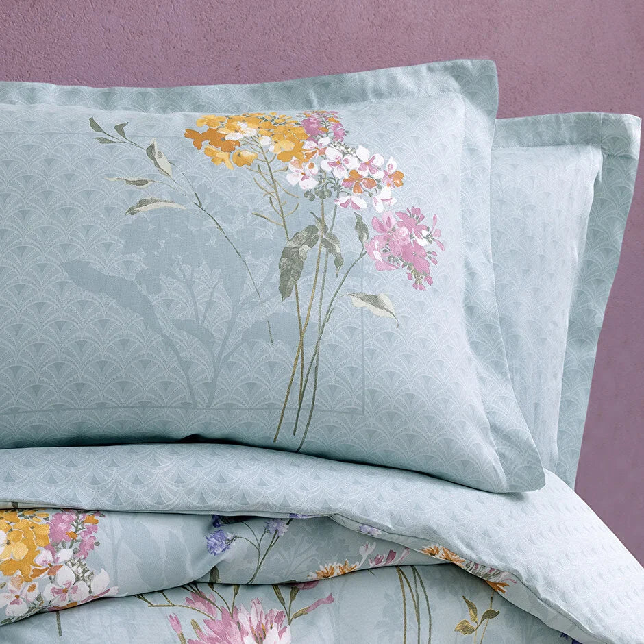 Двоен спален комплект «Alyssa Mint» - King Size, 4 части, памук, тенсел