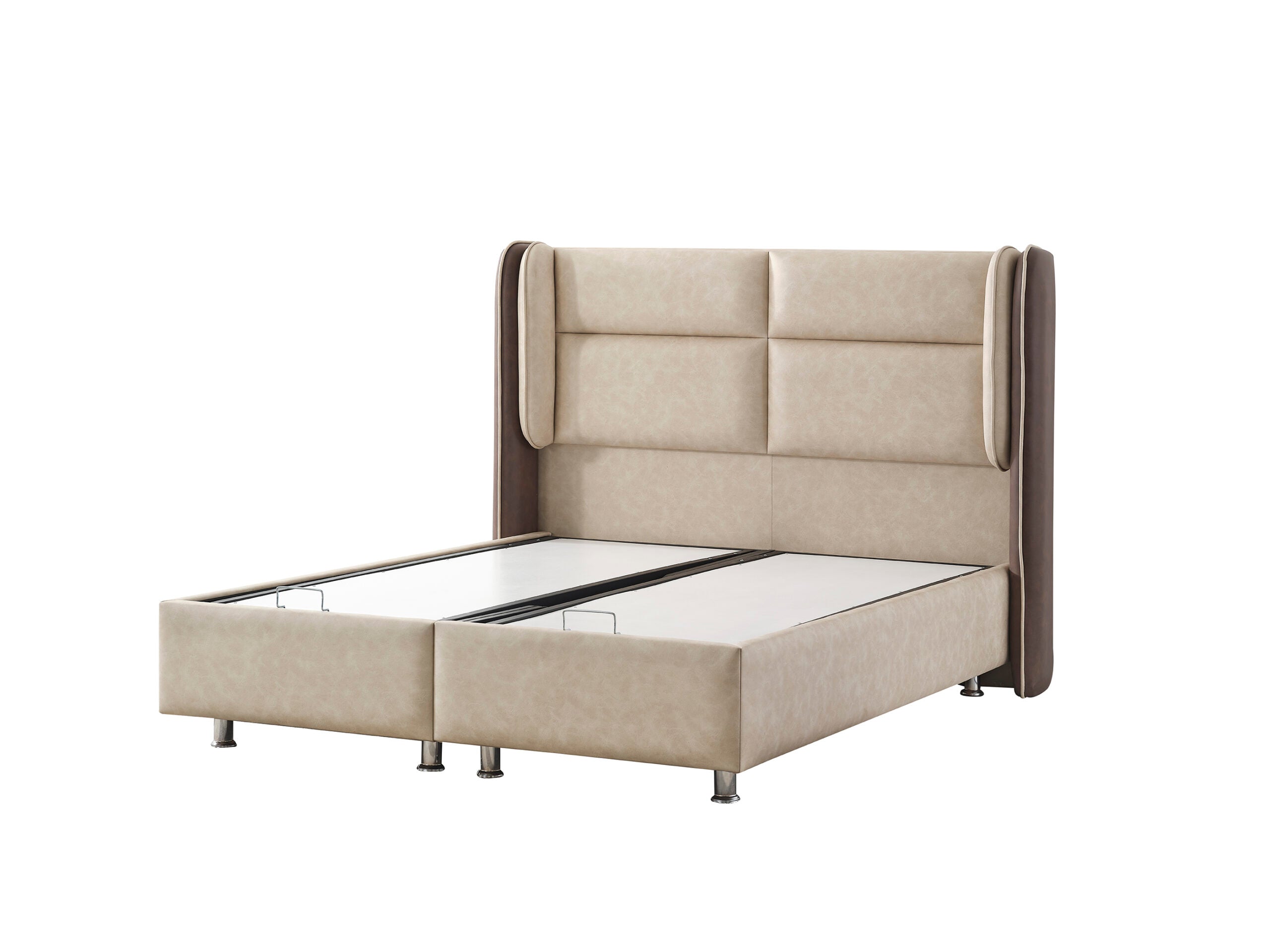 Тапицирано легло «Angel» + Матрак и табла - с място за съхранение, повдигащ механизъм, система за безшумно затваряне