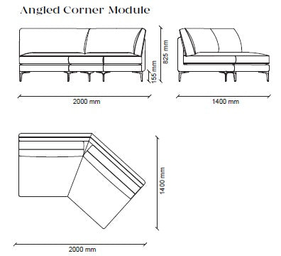 4 готови конфигурации на модулен диван «Parma» + конзола с масичка и USB зарядна станция
