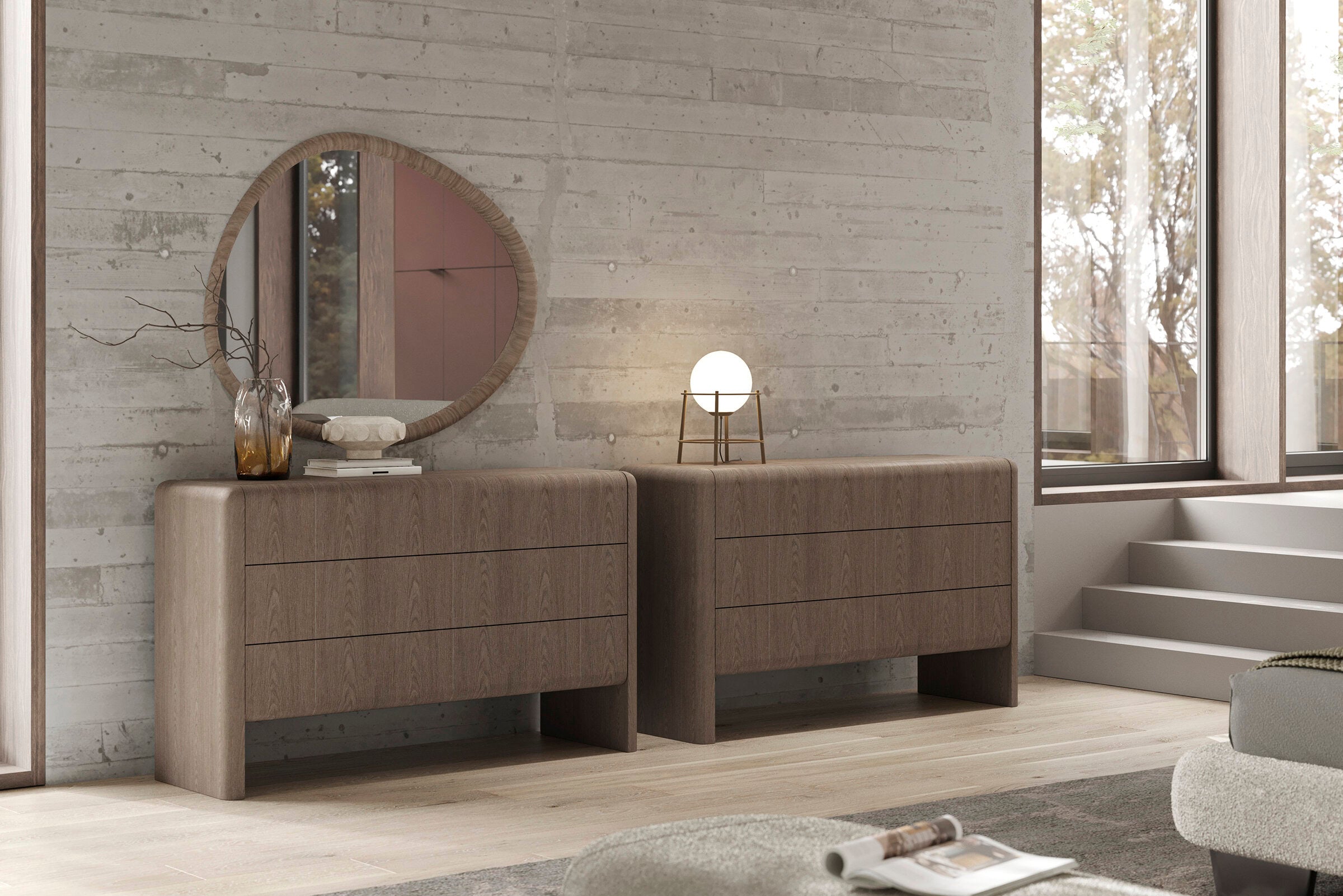 Скрин «Aqua» с три чекмеджета, размер 130х80х48см