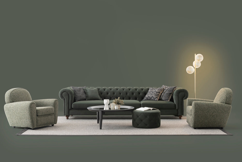 Триместен диван «Aspendos» + 2 декоративни възглавници, ширина 250см