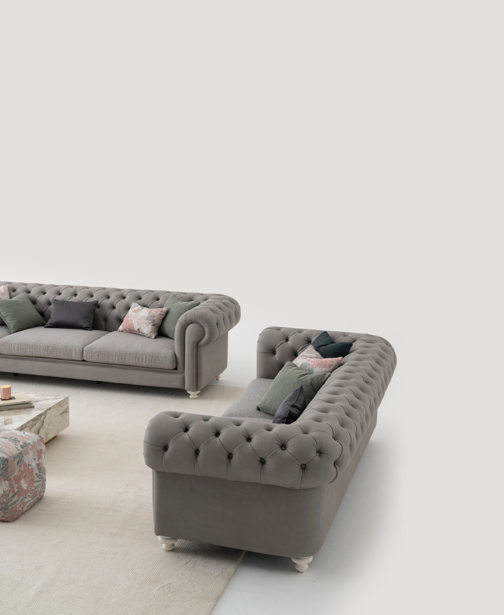 Триместен диван «Aspendos» + 2 декоративни възглавници, ширина 250см