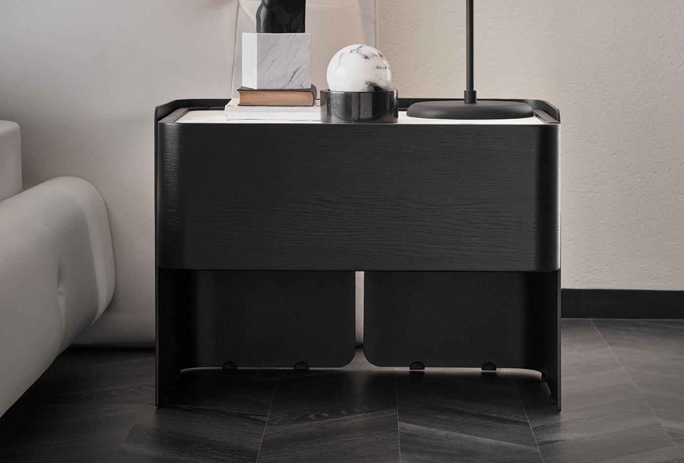 Нощно шкафче «Asmara» + чекмедже, с керамичен плот, размер 60х46х46см