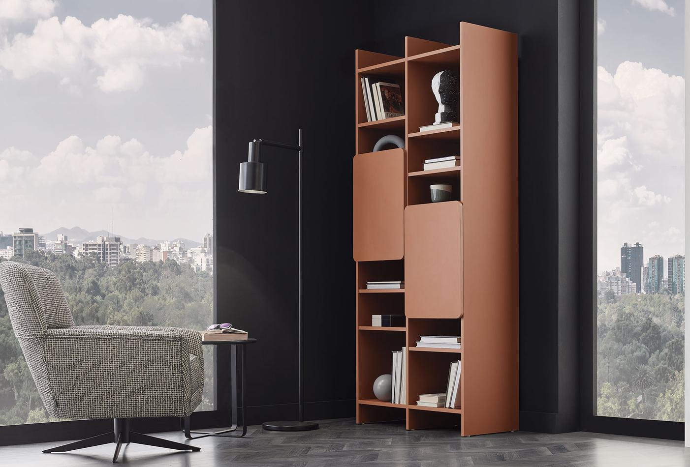 Модулна библиотека «Blend» с размер 81x204x42см