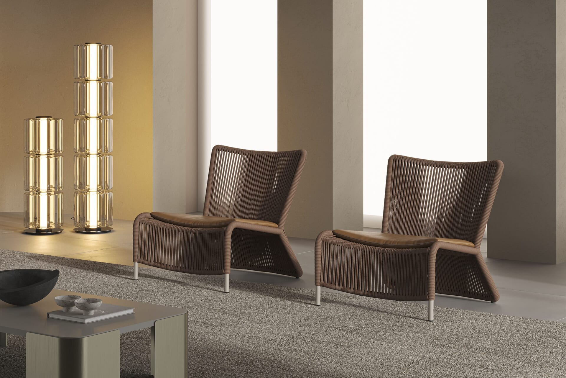 Кресло «Bargi» с естествена кожа