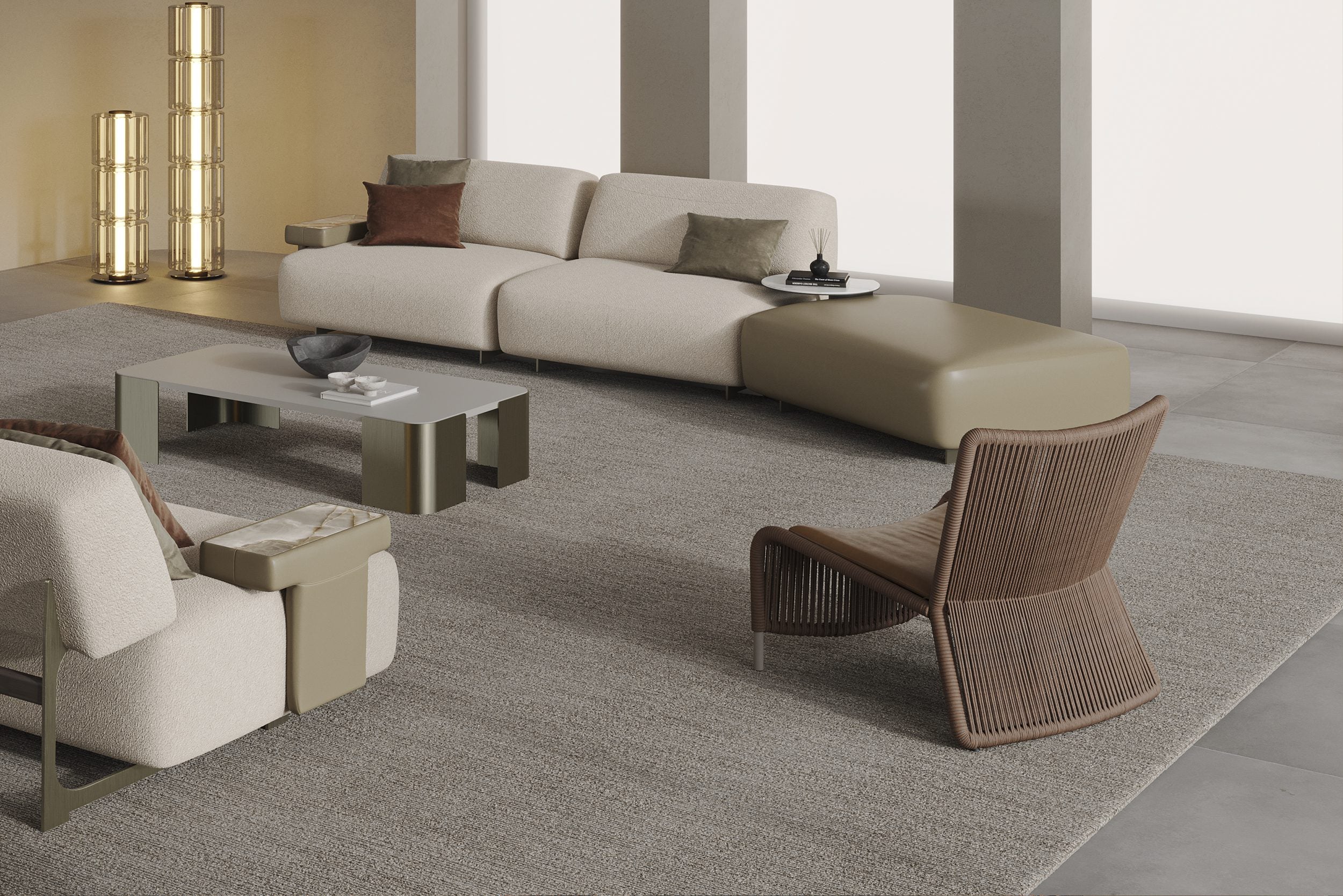 Кресло «Bargi» с естествена кожа