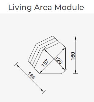 6 модула за модулен диван «Valencia»