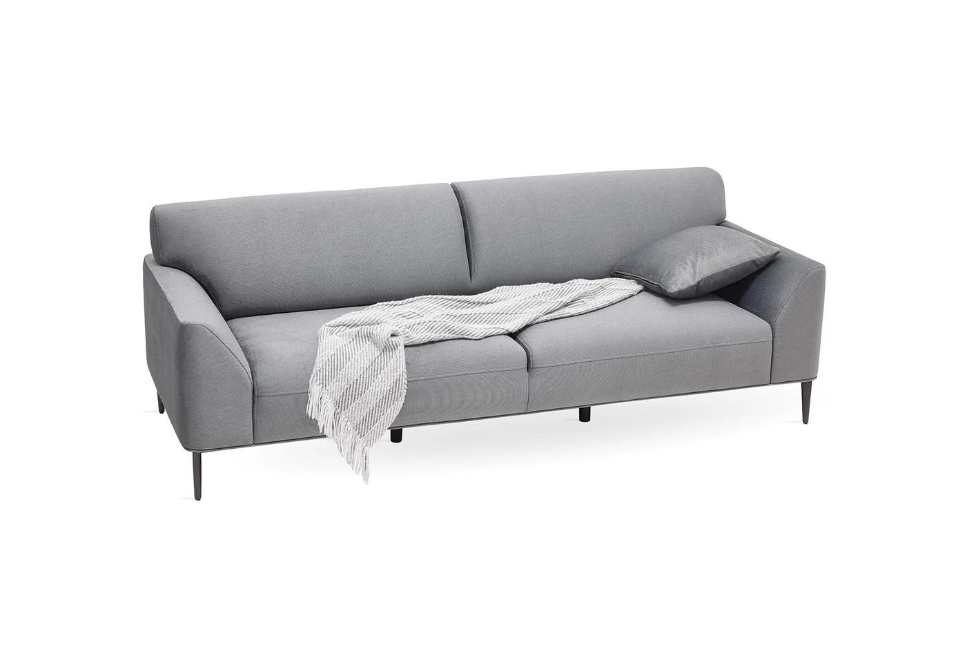 Триместен разтегателен диван «Berta» + 4 декоративни възглавници, ширина 230см