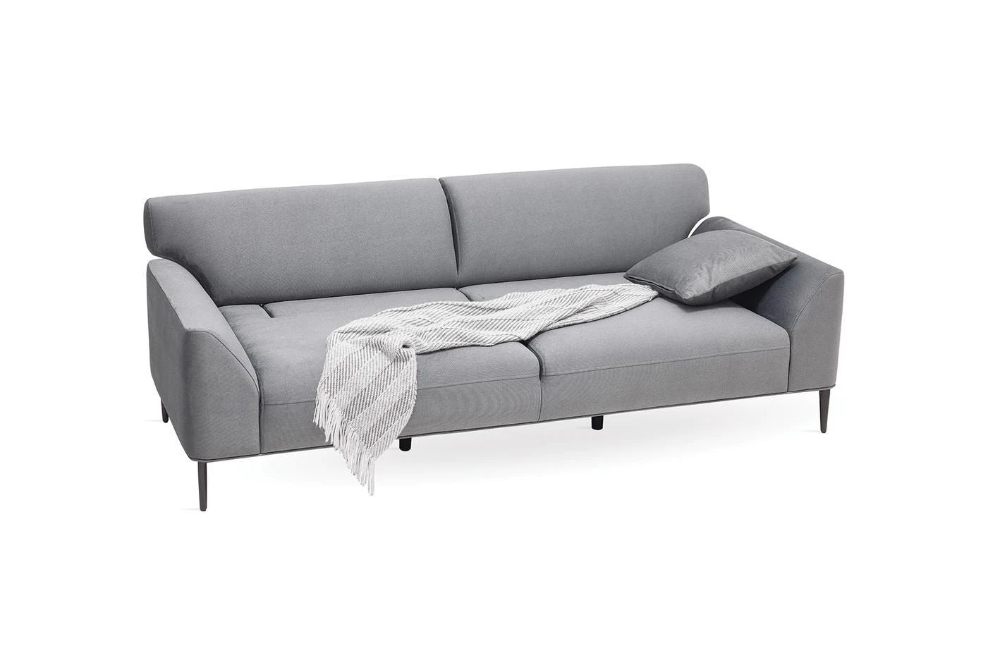 Триместен разтегателен диван «Berta» + 4 декоративни възглавници, ширина 230см