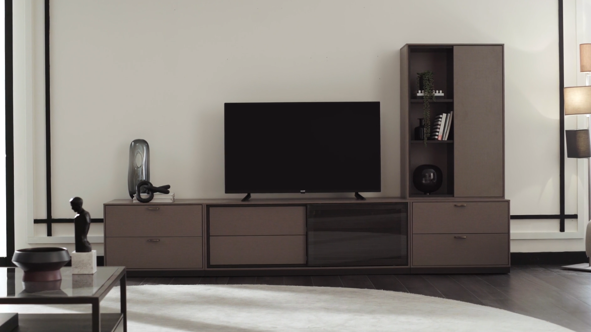 ТВ шкаф «Berta» с чекмеджета, с размер 70х52х50см