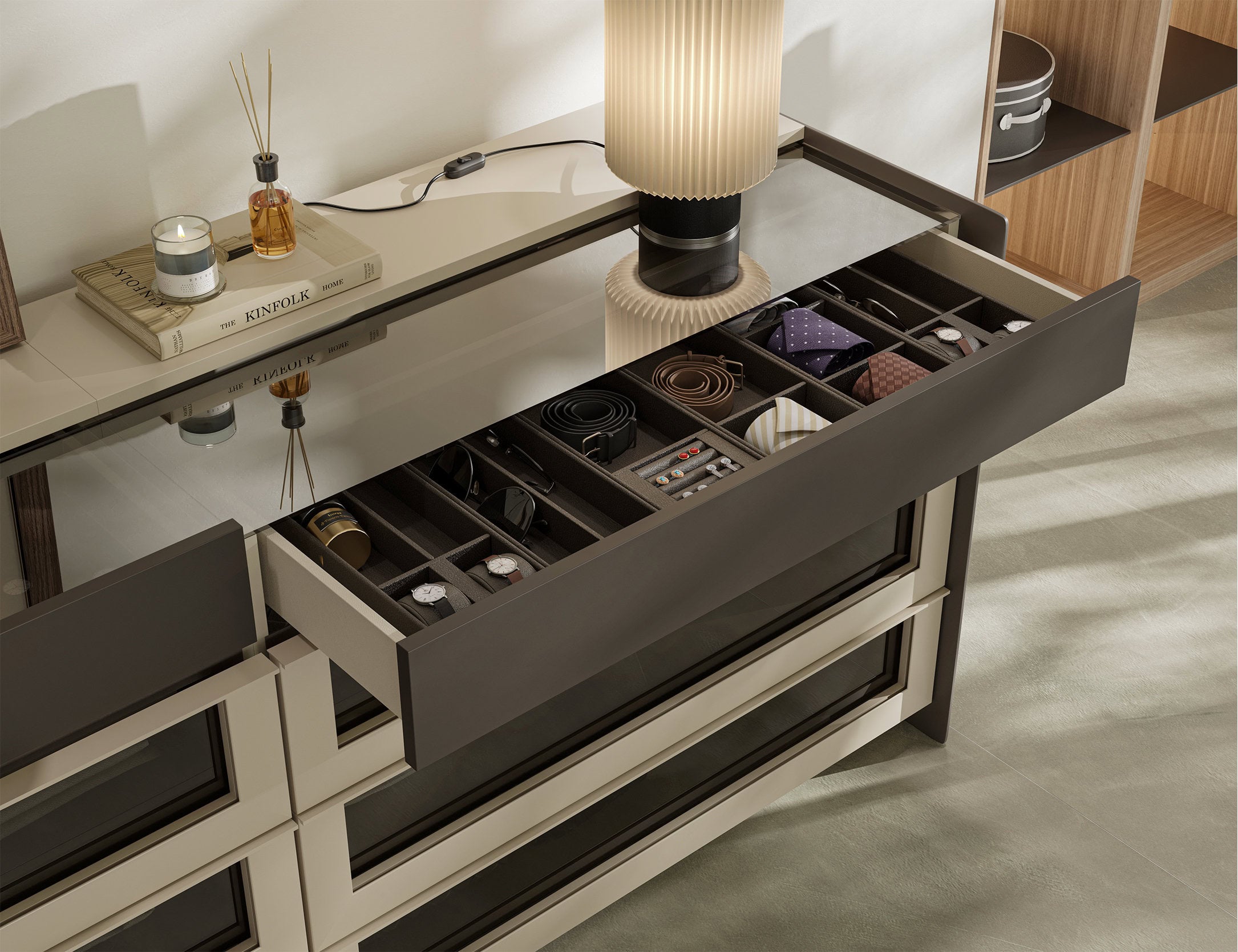 Врати за модулен гардероб «Beta» - 5 модела, стъклена, ПДЧ