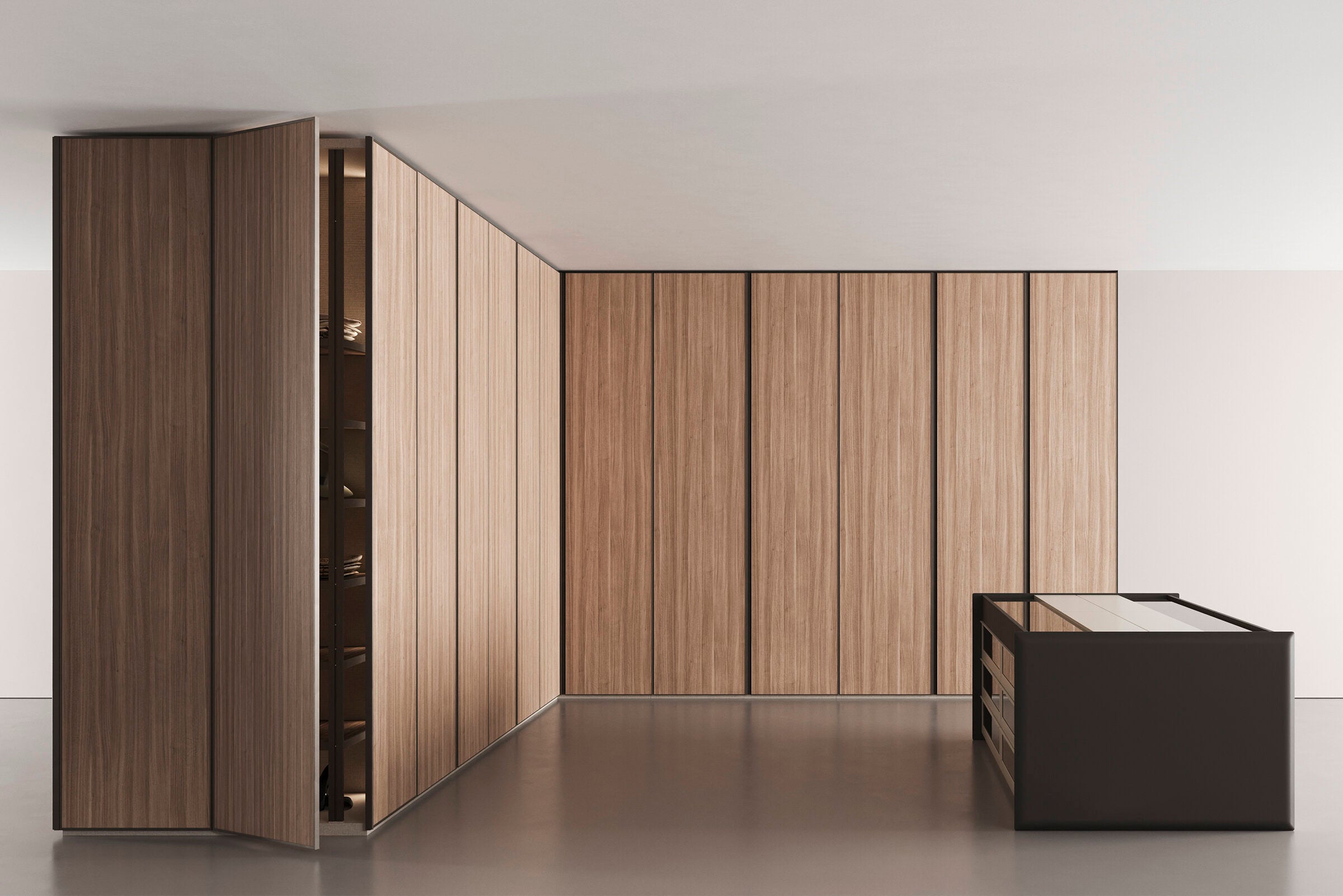 Врати за модулен гардероб «Beta» - 5 модела, стъклена, ПДЧ