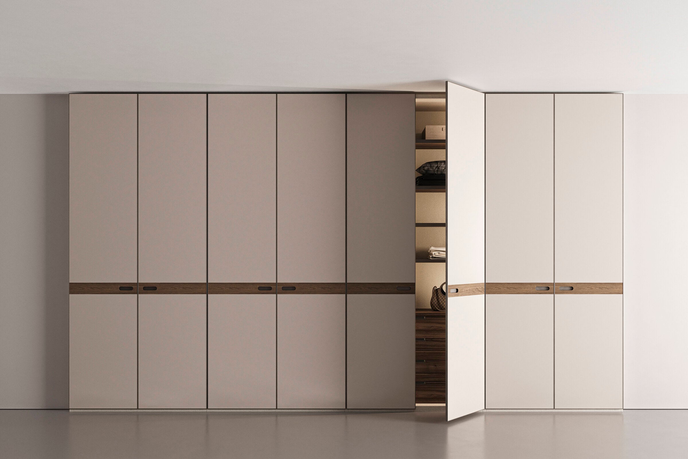 Врати за модулен гардероб «Beta» - 5 модела, стъклена, ПДЧ