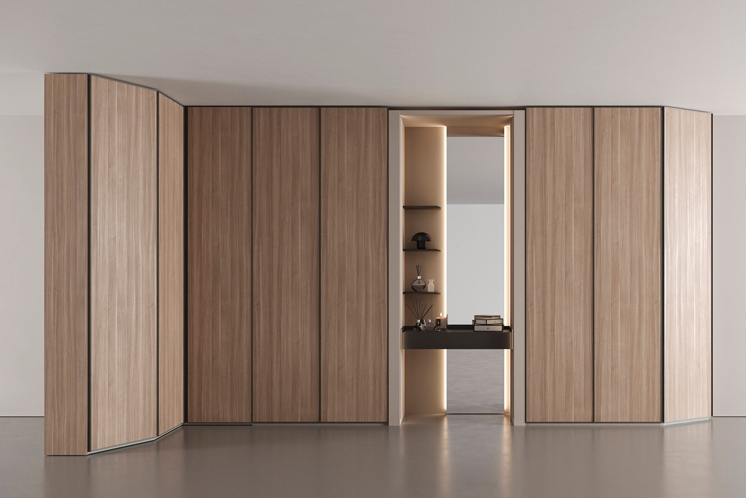 Врати за модулен гардероб «Beta» - 5 модела, стъклена, ПДЧ