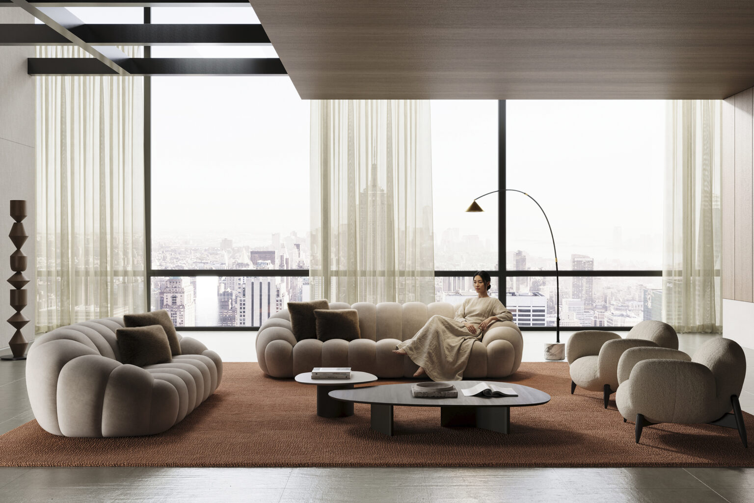 Диван «Bibendum» + две декоративни възглавници