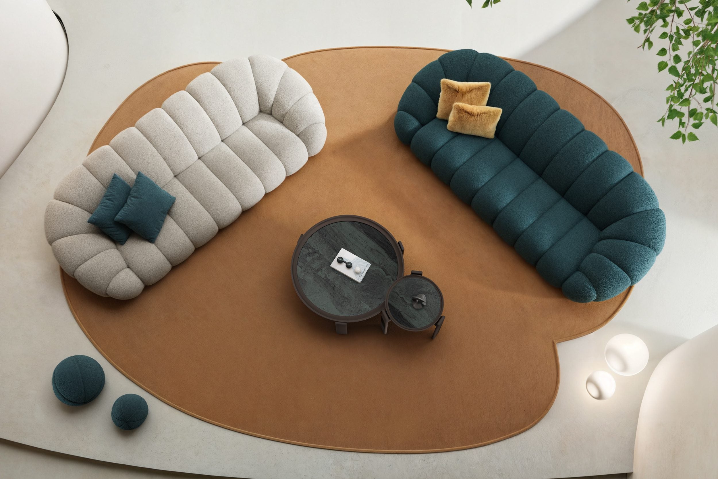 Диван «Bibendum» + две декоративни възглавници