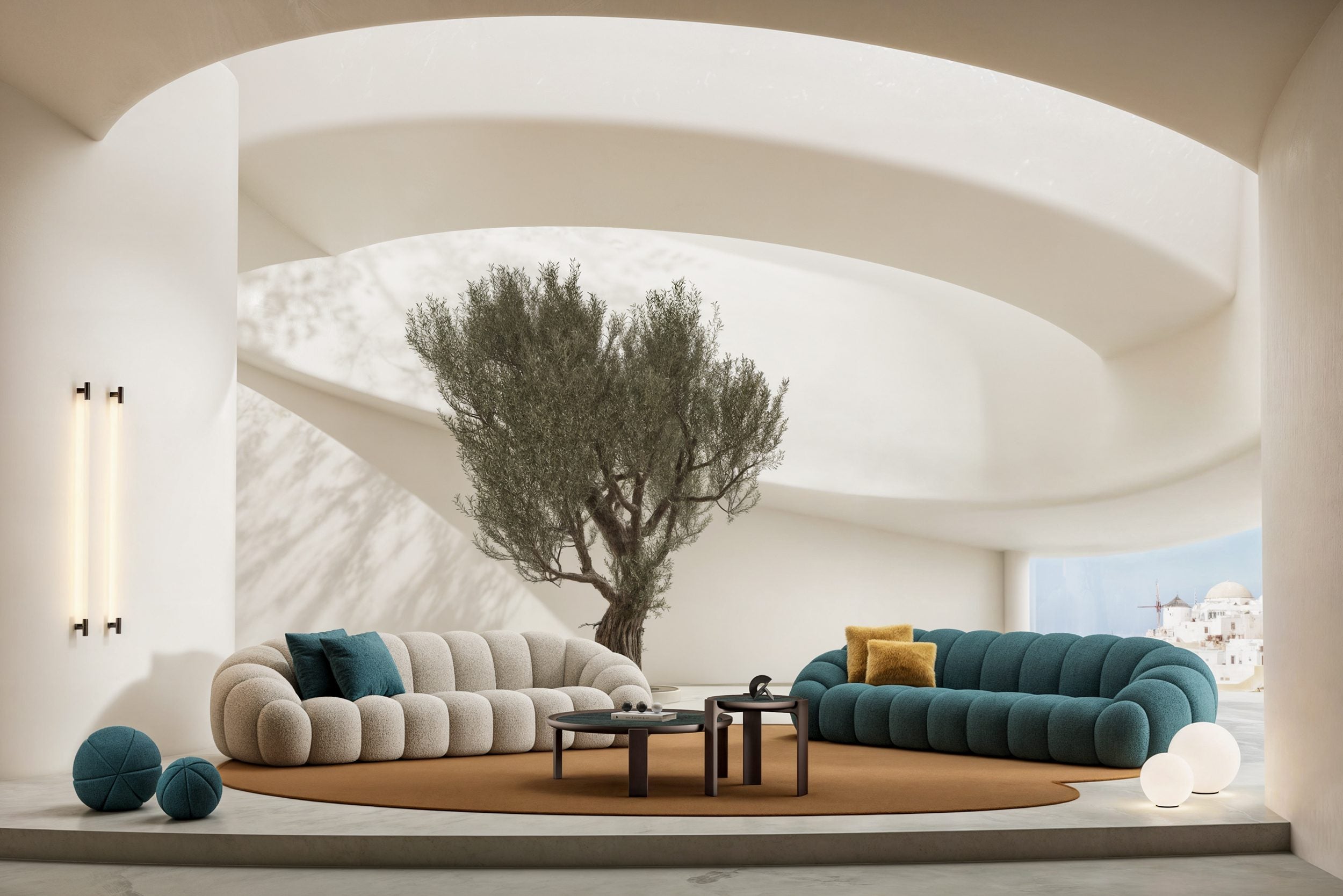 Диван «Bibendum» + две декоративни възглавници