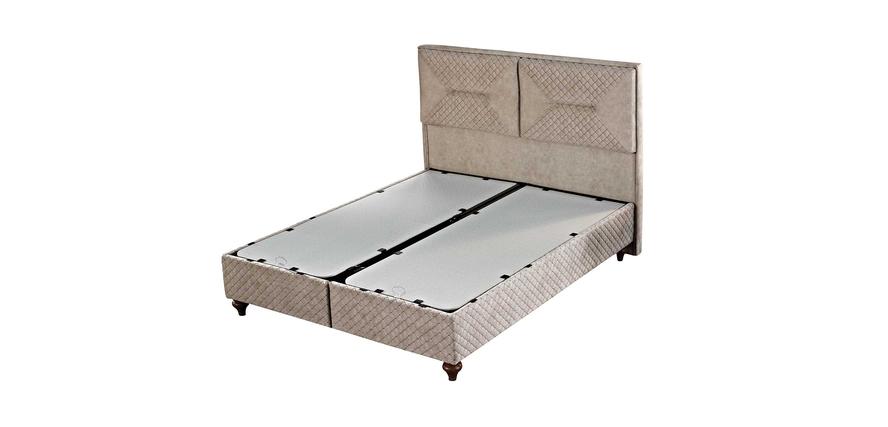 Тапицирано легло «Biomedical» + Матрак и табла - с място за съхранение, повдигащ механизъм, система за безшумно затваряне