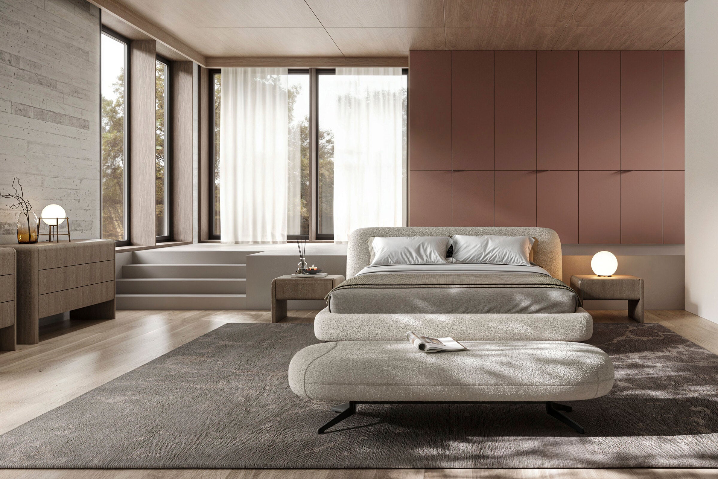 Врати за модулен гардероб «Beta» - 5 модела, стъклена, ПДЧ