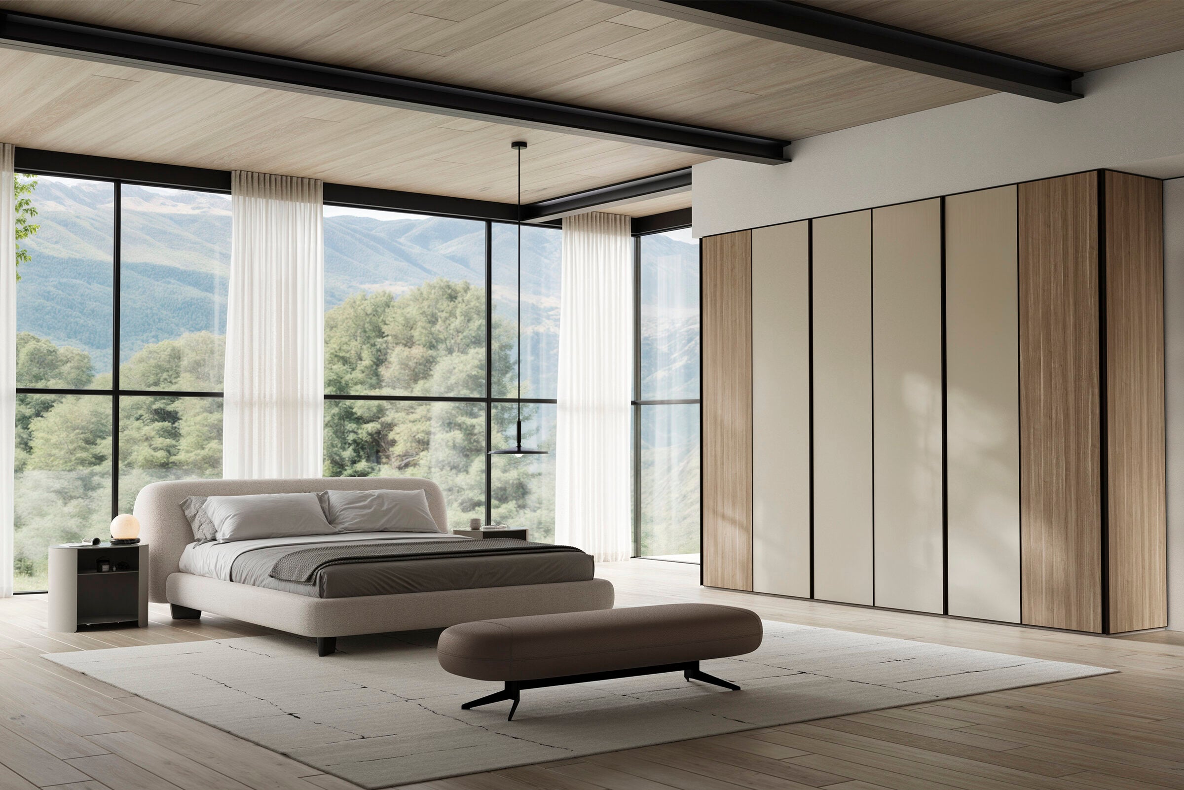 Тапицирано легло «Bon Bon» с модерна визия и ергономична форма