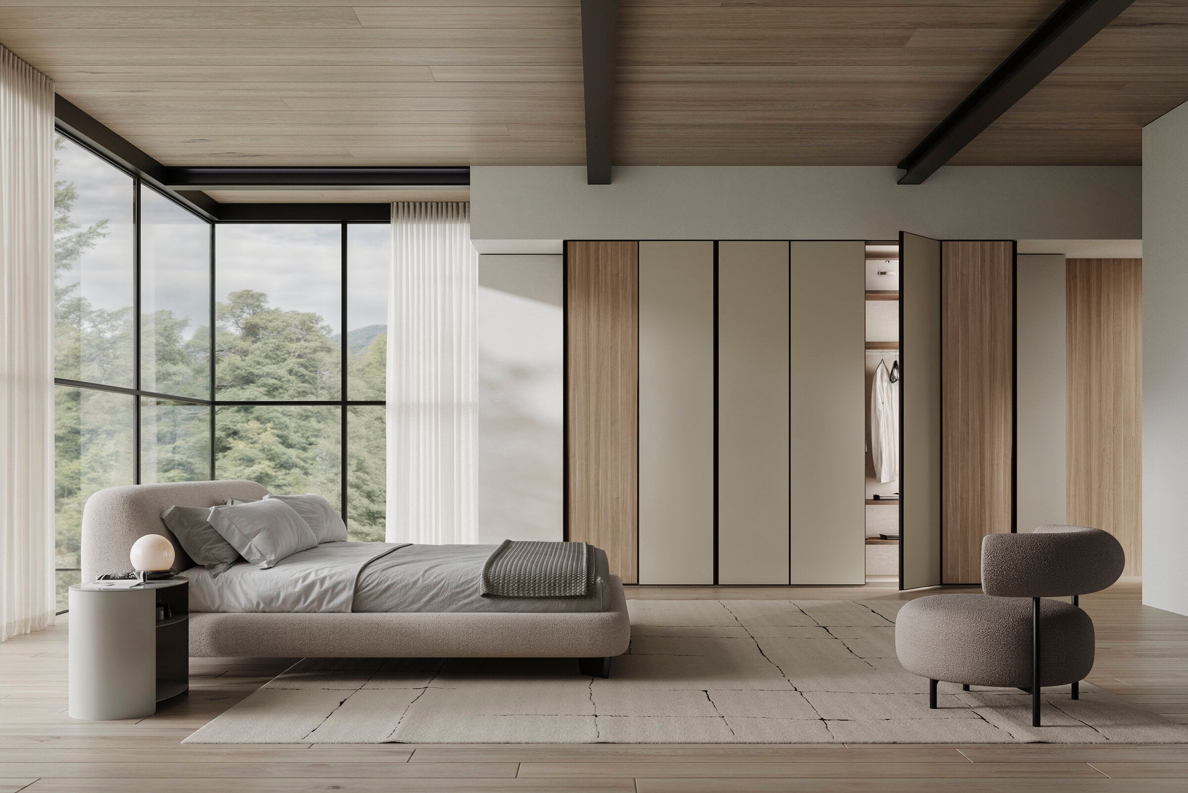 Тапицирано легло «Bon Bon» с модерна визия и ергономична форма