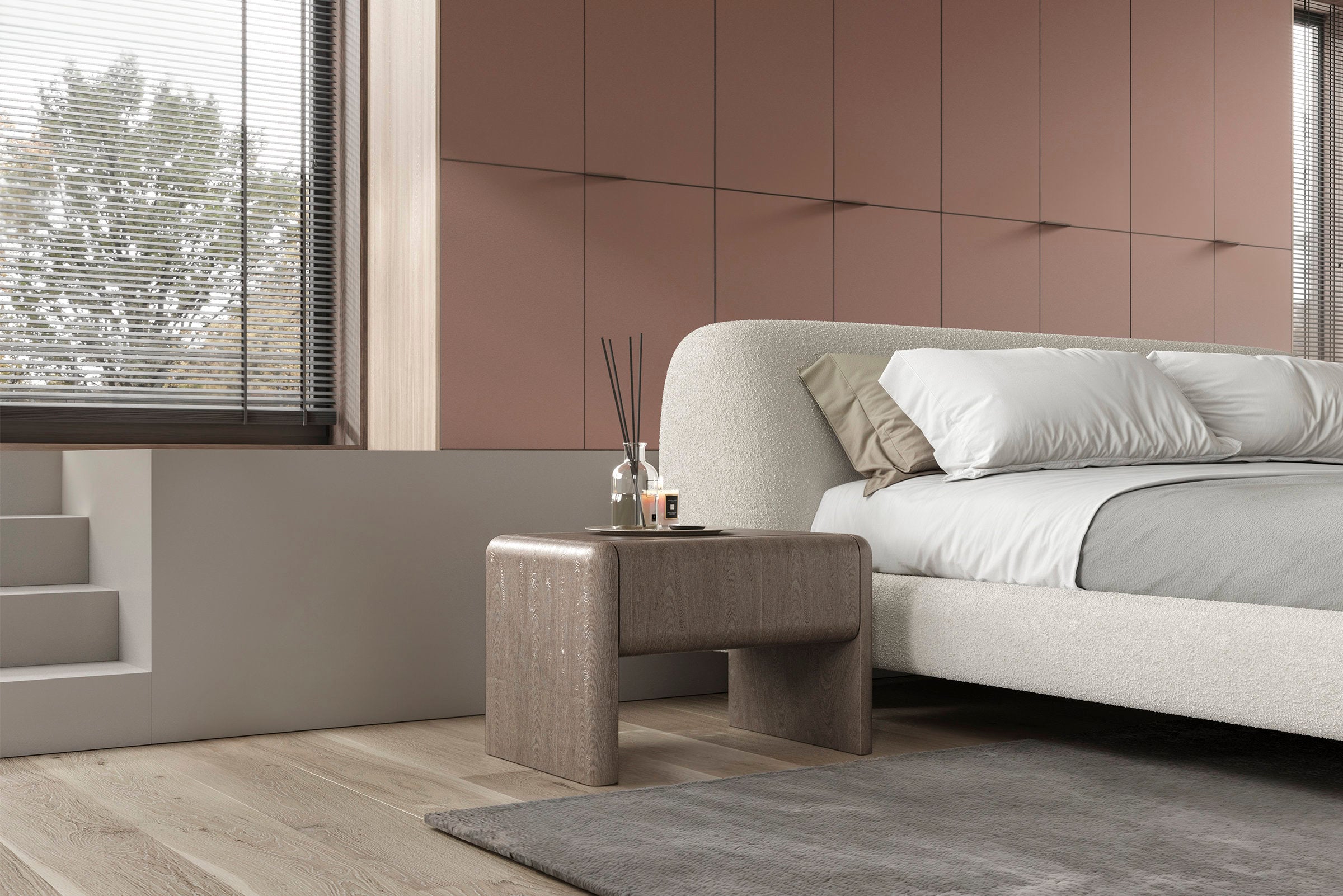 Тапицирано легло «Bon Bon» с модерна визия и ергономична форма