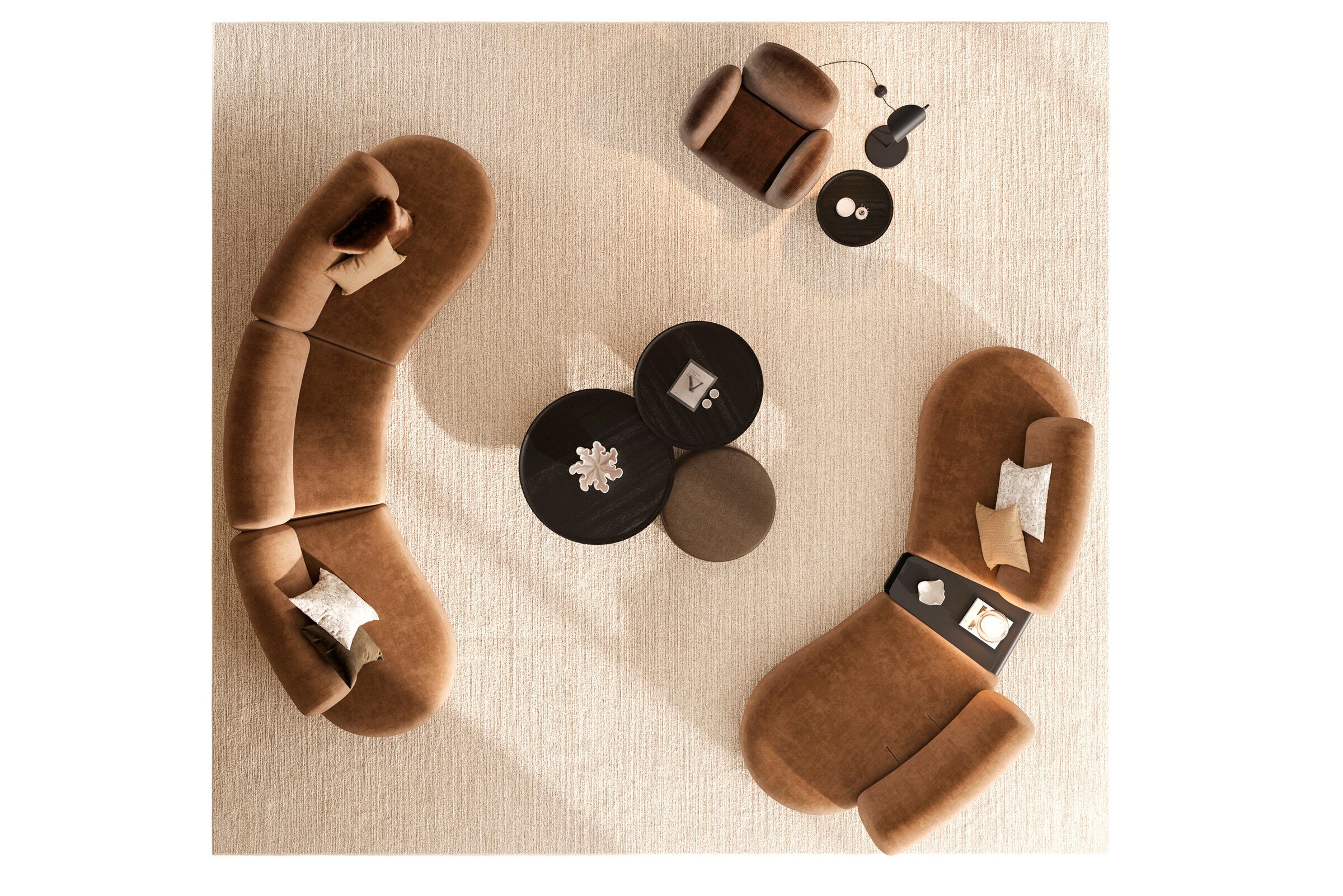 6 модула за модулен разтегателен диван «Bon Bon»