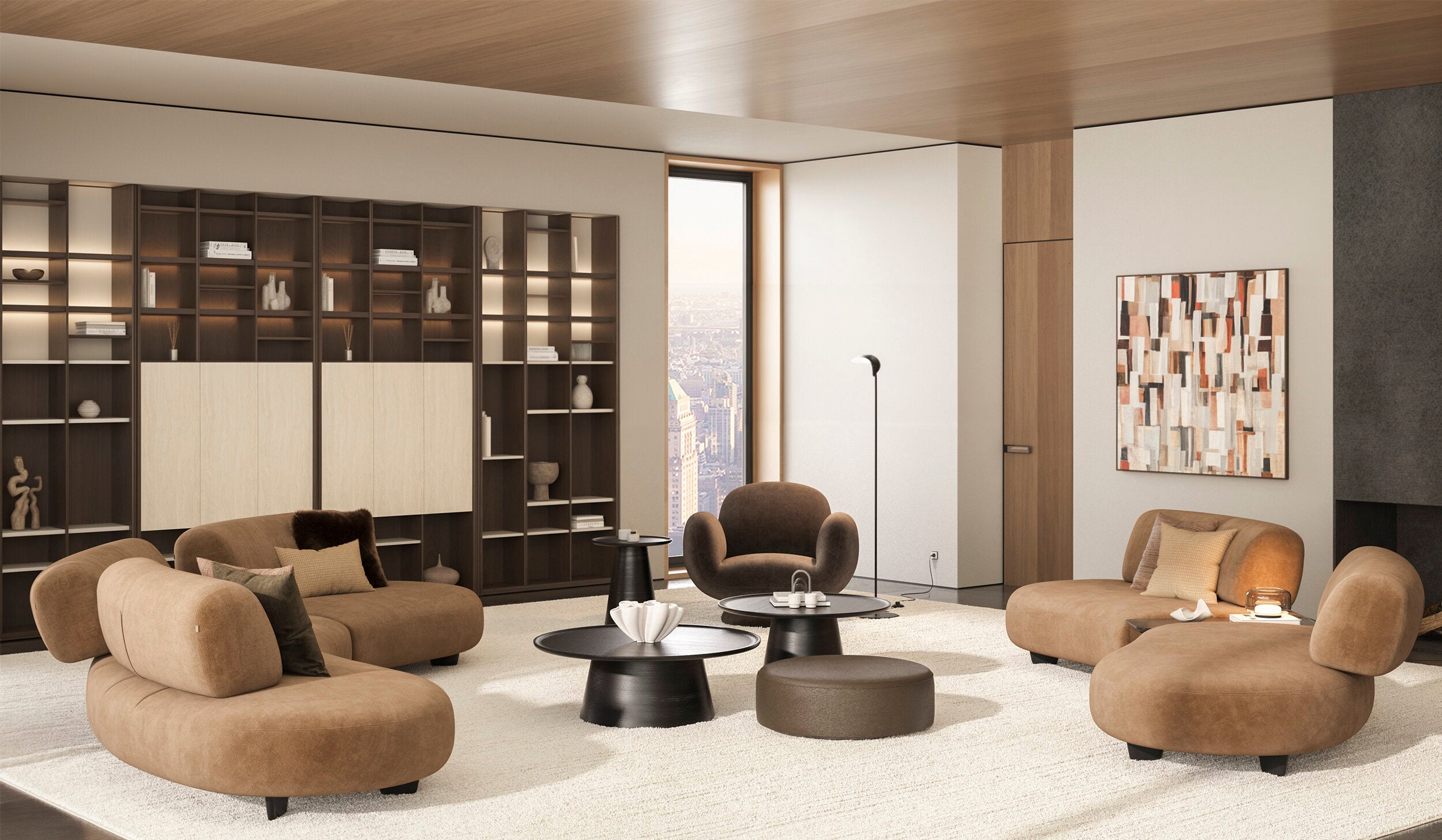 6 модула за модулен разтегателен диван «Bon Bon»