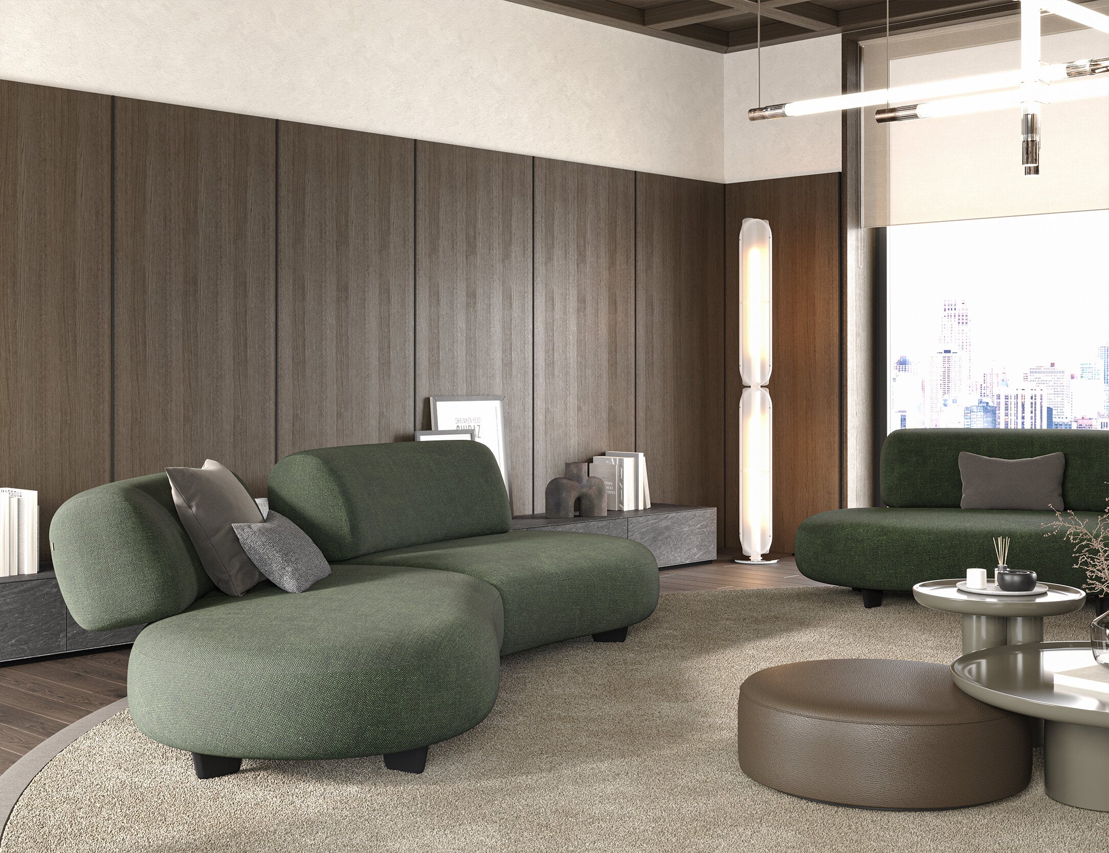 25 готови конфигурации на модулен разтегателен диван «Bon Bon»